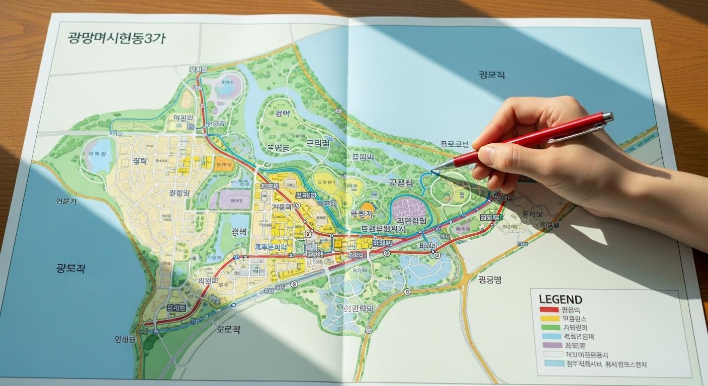 광명 시흥 3기 신도시 지도