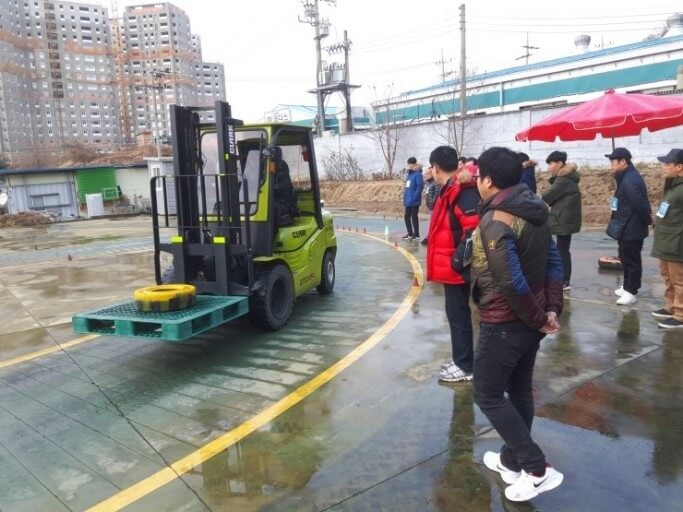 지게차 운전 시험