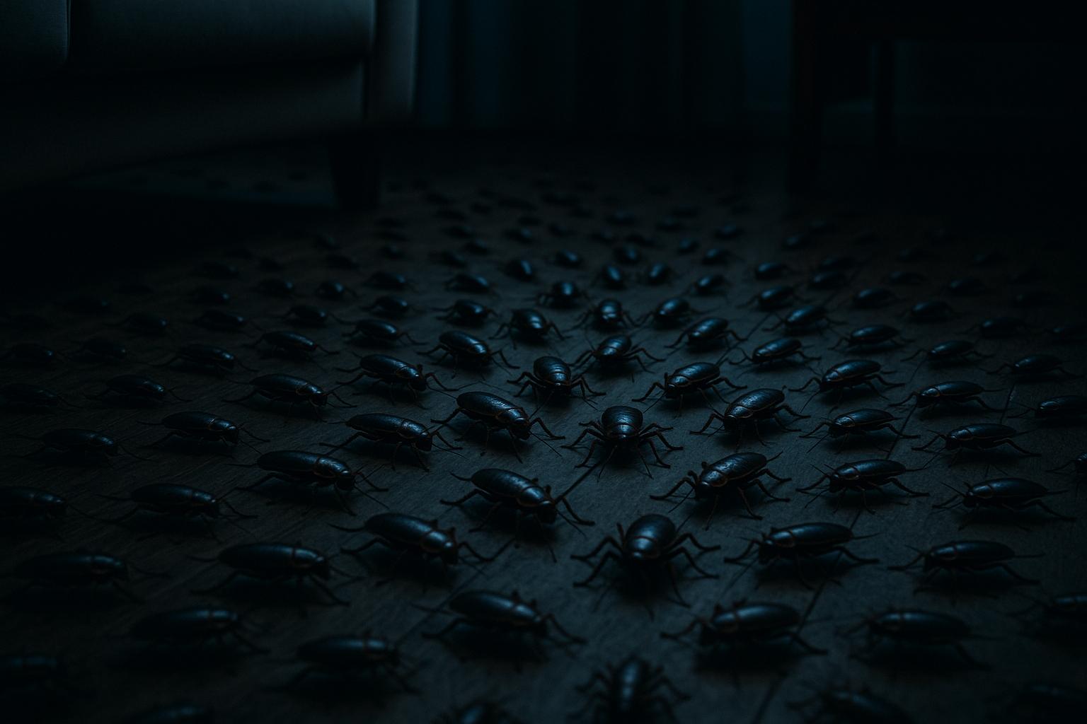 바퀴벌레가 떼로 나오거나 날아다니는 꿈 - 압박감과 스트레스