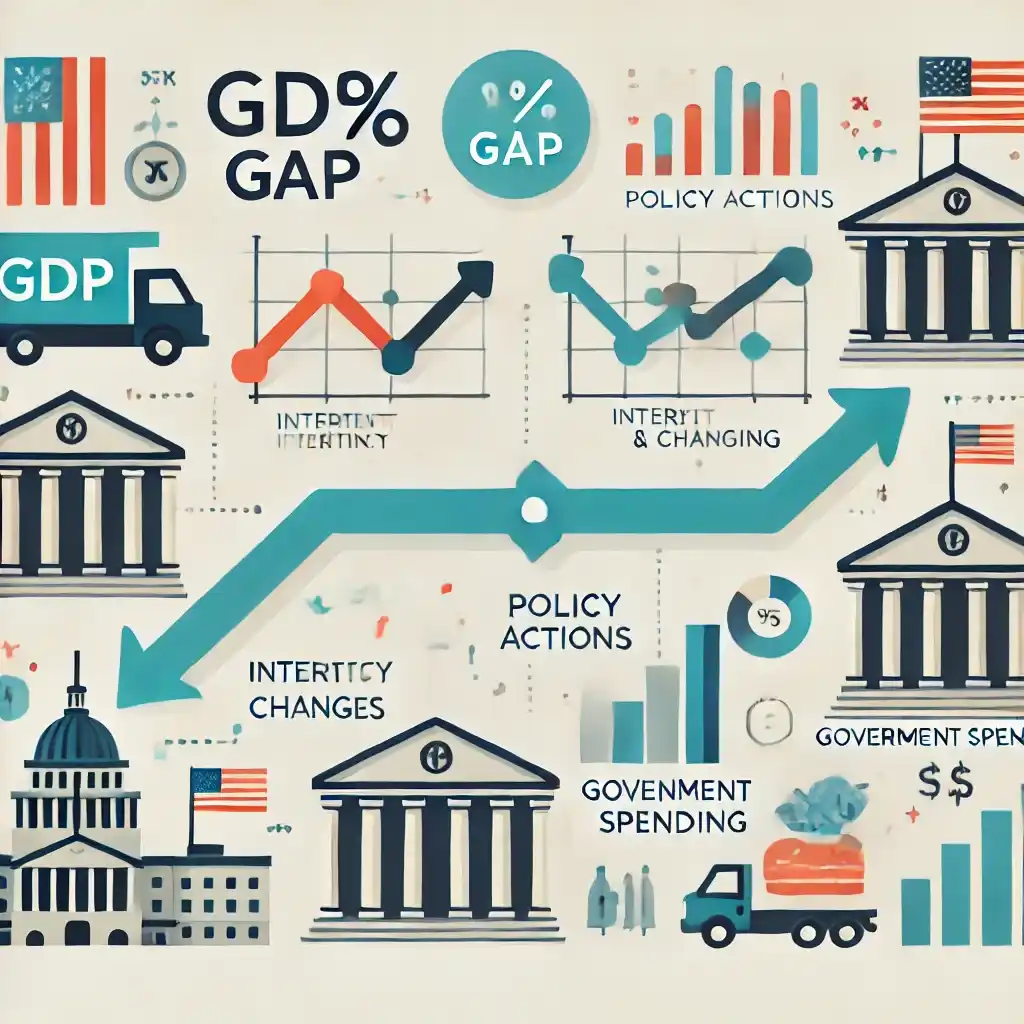 잠재GDP vs 실제GDP 차이와 GDP 갭