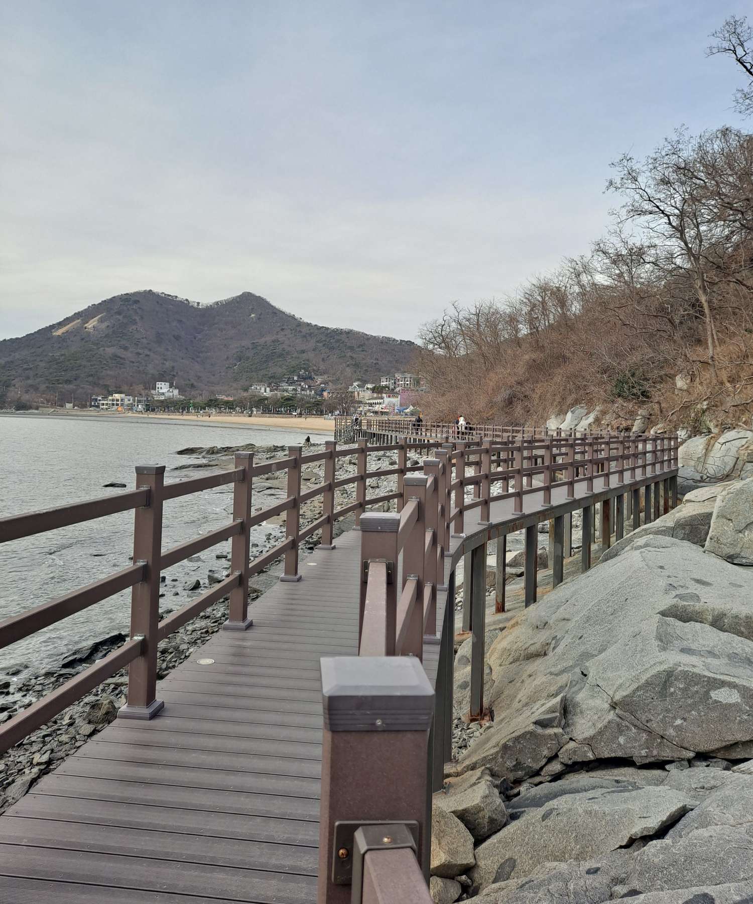 해안데크길 돌아가는 길