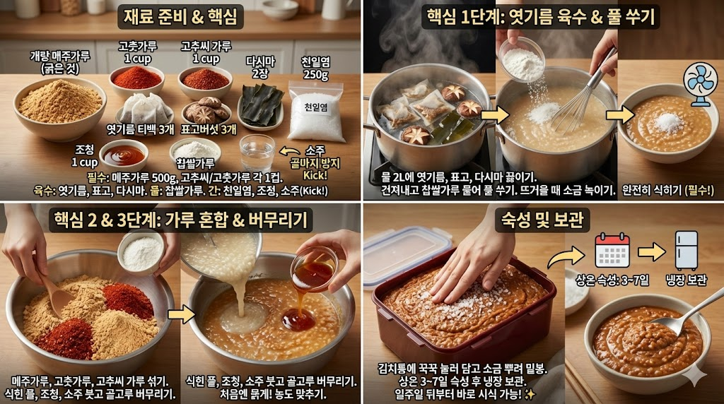 막장 맛있게 담그는법