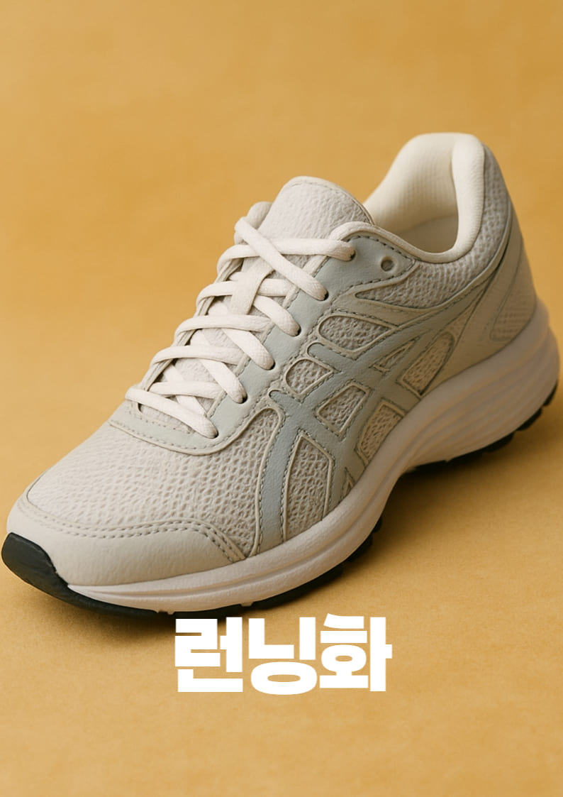 공유하기
노란빛이-도는-배경-위에-하얀색과-연회색-톤의-런닝화가-단독으로-촬영되어-있으며-신발의-통기성-있는-메쉬-어퍼와-구조적인-오버레이-디자인이-강조되어-있고-흰색-미드솔과-검정색-아웃솔이-대비를-이루며-전체적으로-부드러운-조명으로-신발의-디테일이-선명하게-표현된-이미지