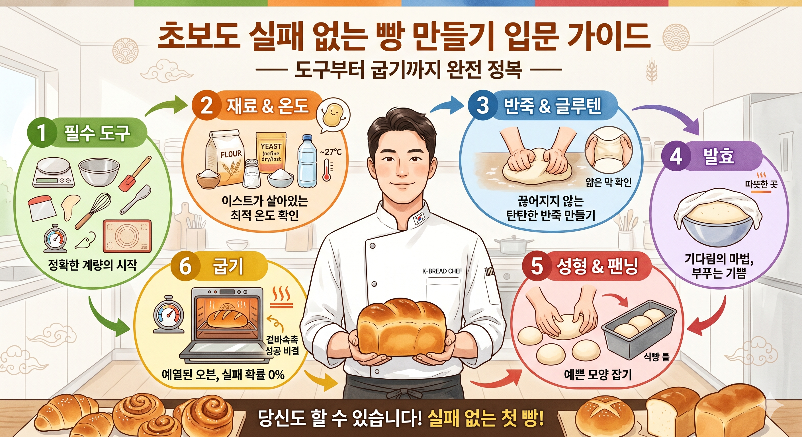 초보도 실패 없는 빵 만들기 입문 가이드