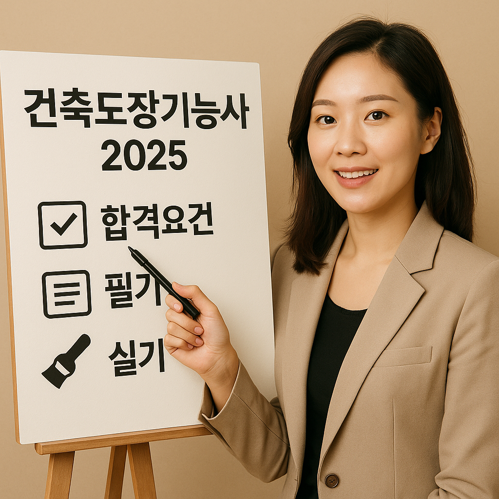 건축도장기능사 2025 | 합격요건·필기·실기 공부방법 총정리