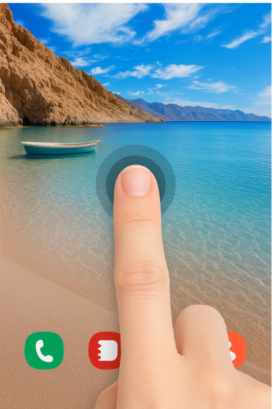 삼성 갤럭시 핸드폰 바탕화면에 시간 보이게 시계 위젯 설정하기