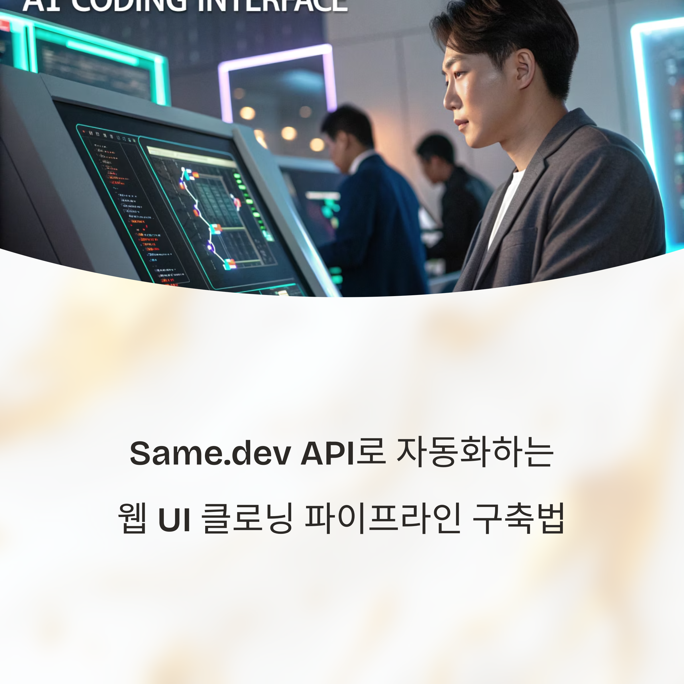 Same.dev API로 자동화하는 웹 UI 클로닝 파이프라인 구축법