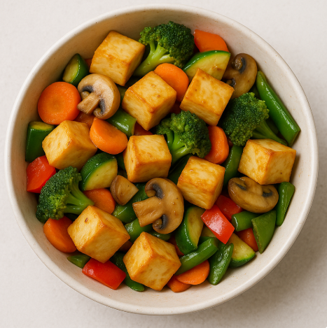 두부 야채 볶음