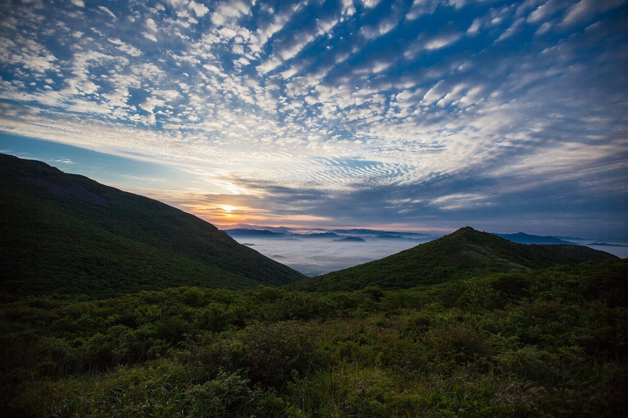 광주 무등산 일출