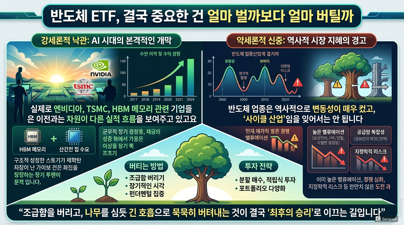 반도체 ETF, 결국 중요한 건 &ldquo;얼마 벌까&rdquo;보다 &ldquo;얼마 버틸까&rdquo;