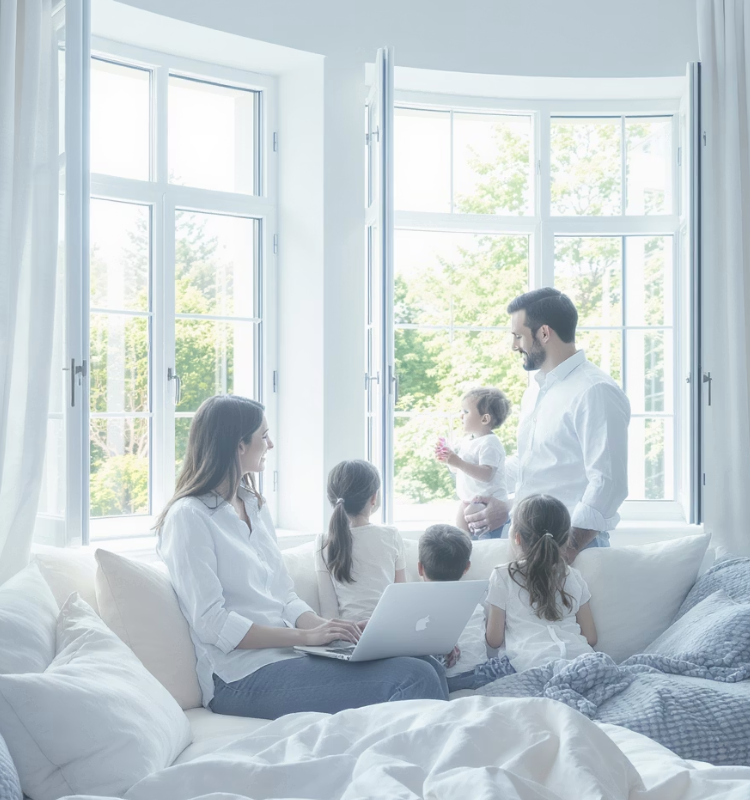 건강한 실내 공기로 건강한 생활을