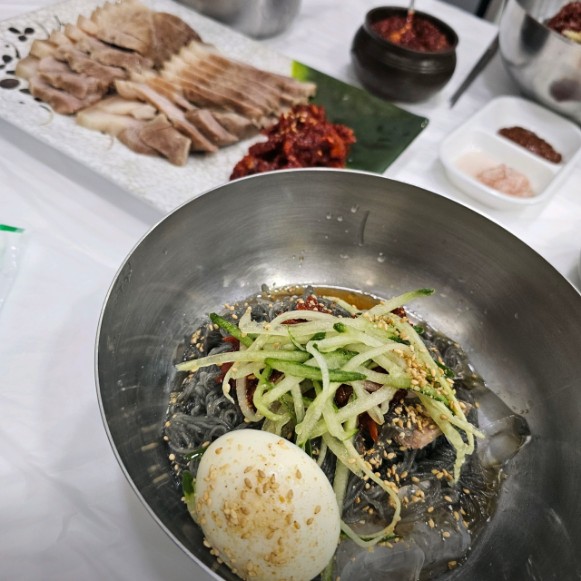 고성 오미냉면 메뉴 이미지