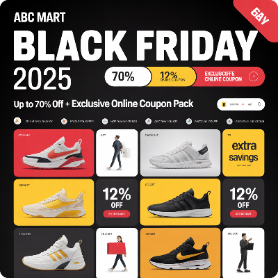  2025 ABC마트 블랙 프라이데이(블랙 ABC 데이) 이미지 