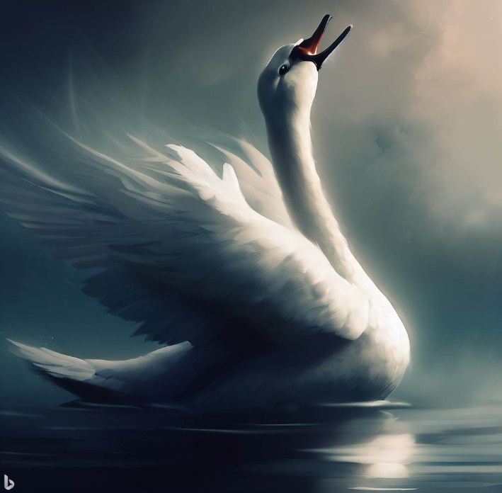 노래하는 백조(made by Bing)
