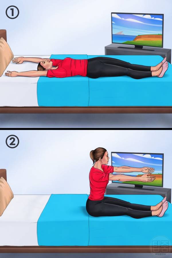 누워서 하는 운동 누워서살빼기 복근운동