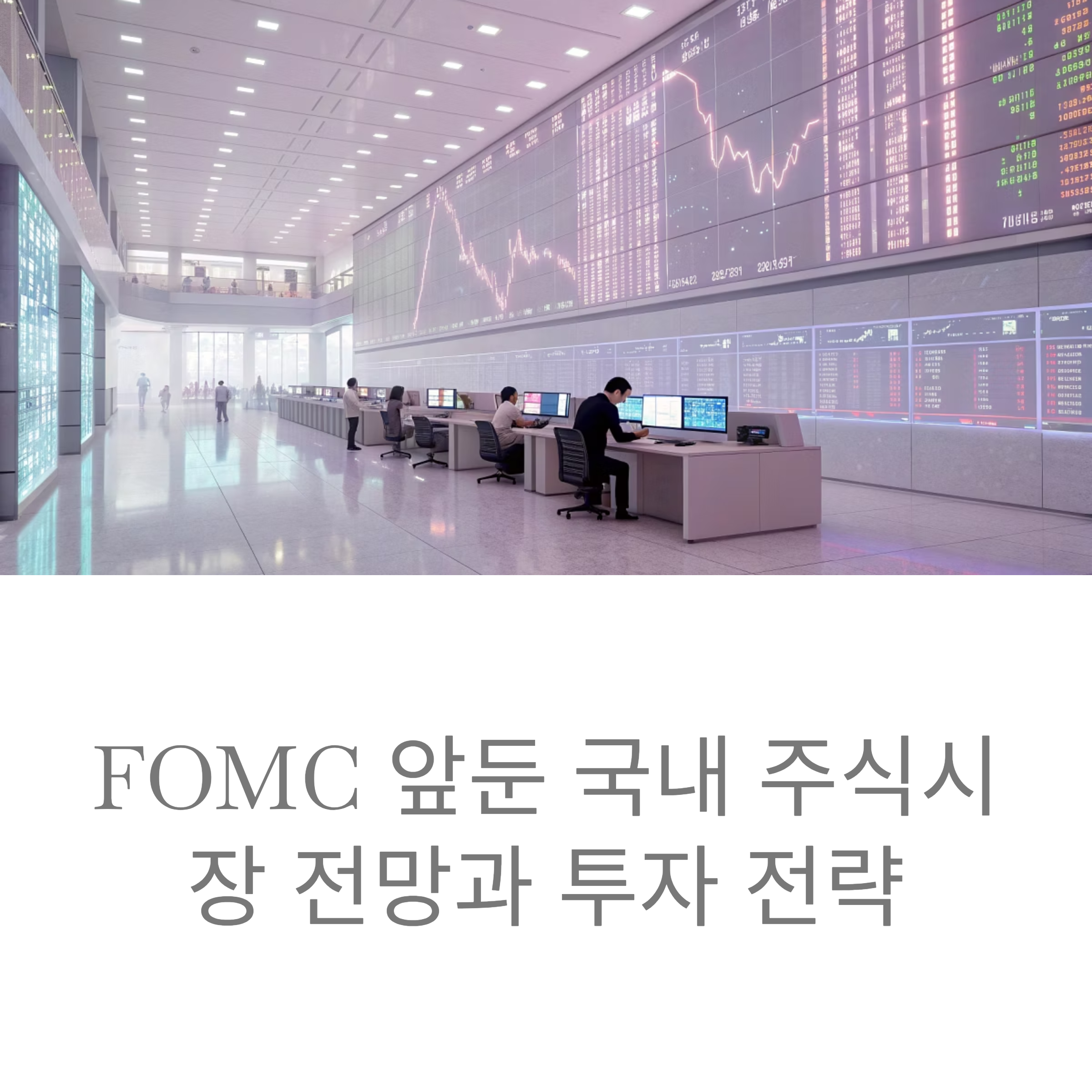 FOMC 앞둔 국내 주식시장 전망과 투자 전략