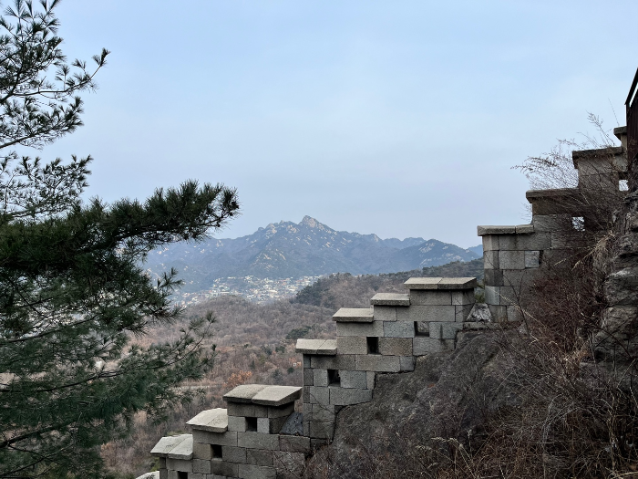 멀리 북한산 전경