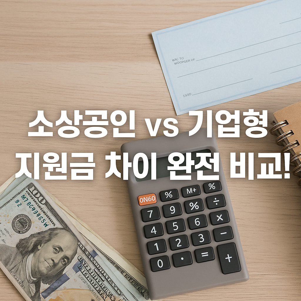 소상공인 vs 기업형 디지털 전환 지원금|2025 정부지원사업 핵심 비교 리포트