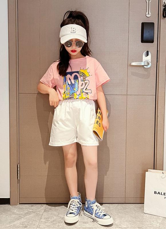 주니어의류 여아여름상하셋트 반바지셋트 크라운반바지SET