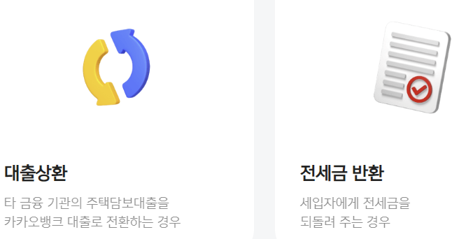 카카오뱅크 주택담보대출 