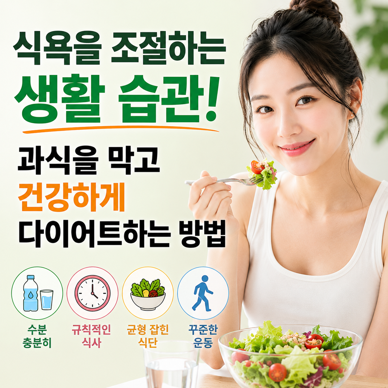 식욕을 조절하는 생활 습관