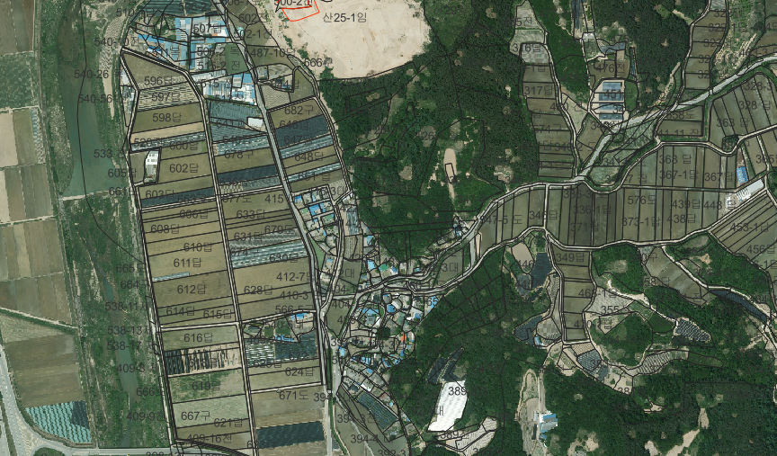 정사영상 좌표맞추기