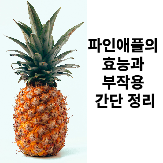 파인애플의 효능과 부작용
