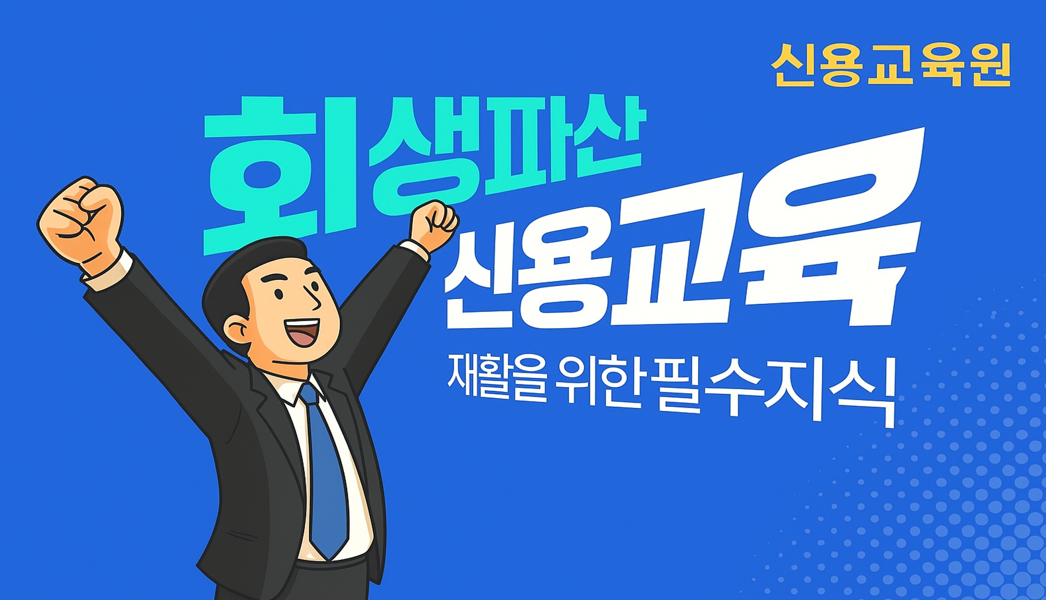 회생파산 신용교육원 교육으로 힘차게 재출발할 수 있습니다.