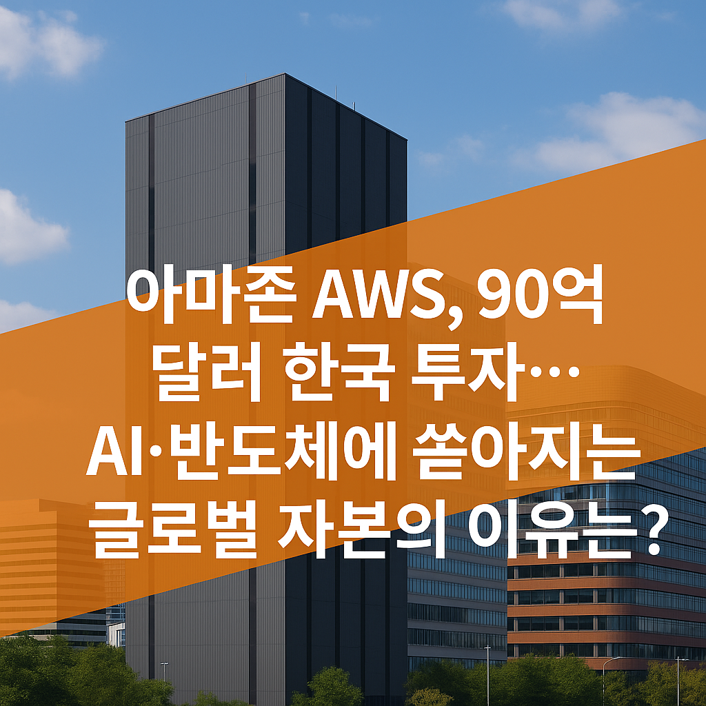 아마존 90억달러 한국 투자