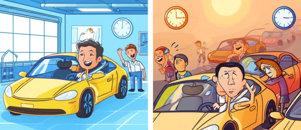 왜관 현대차 서비스센터 정비 예약과 ..