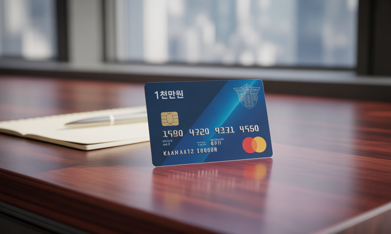 1천만원 비즈 플러스 카드