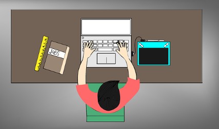 디자이너, 프리랜서, 공간 사진