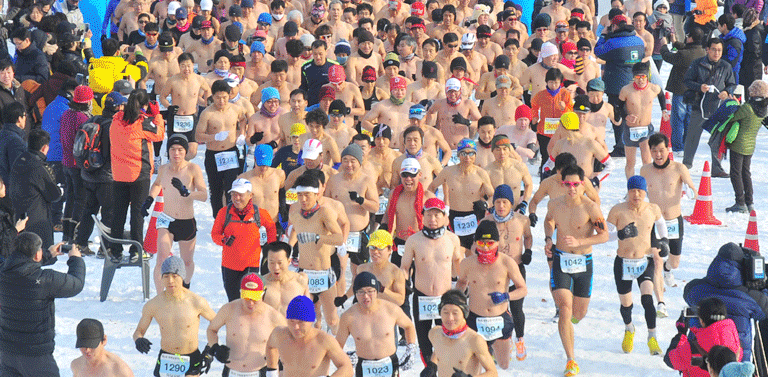 전국 16회 알몸 마라톤대회