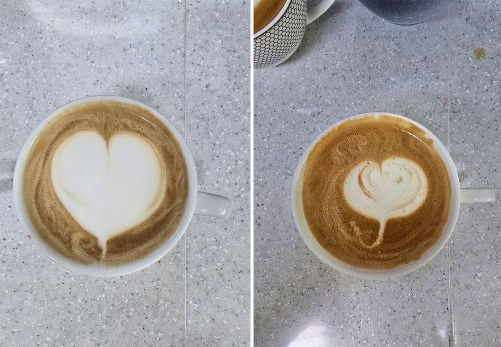 라떼아트 연습 2