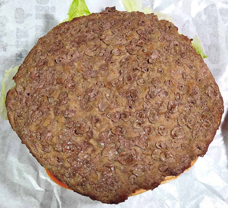 와퍼 패티 하단