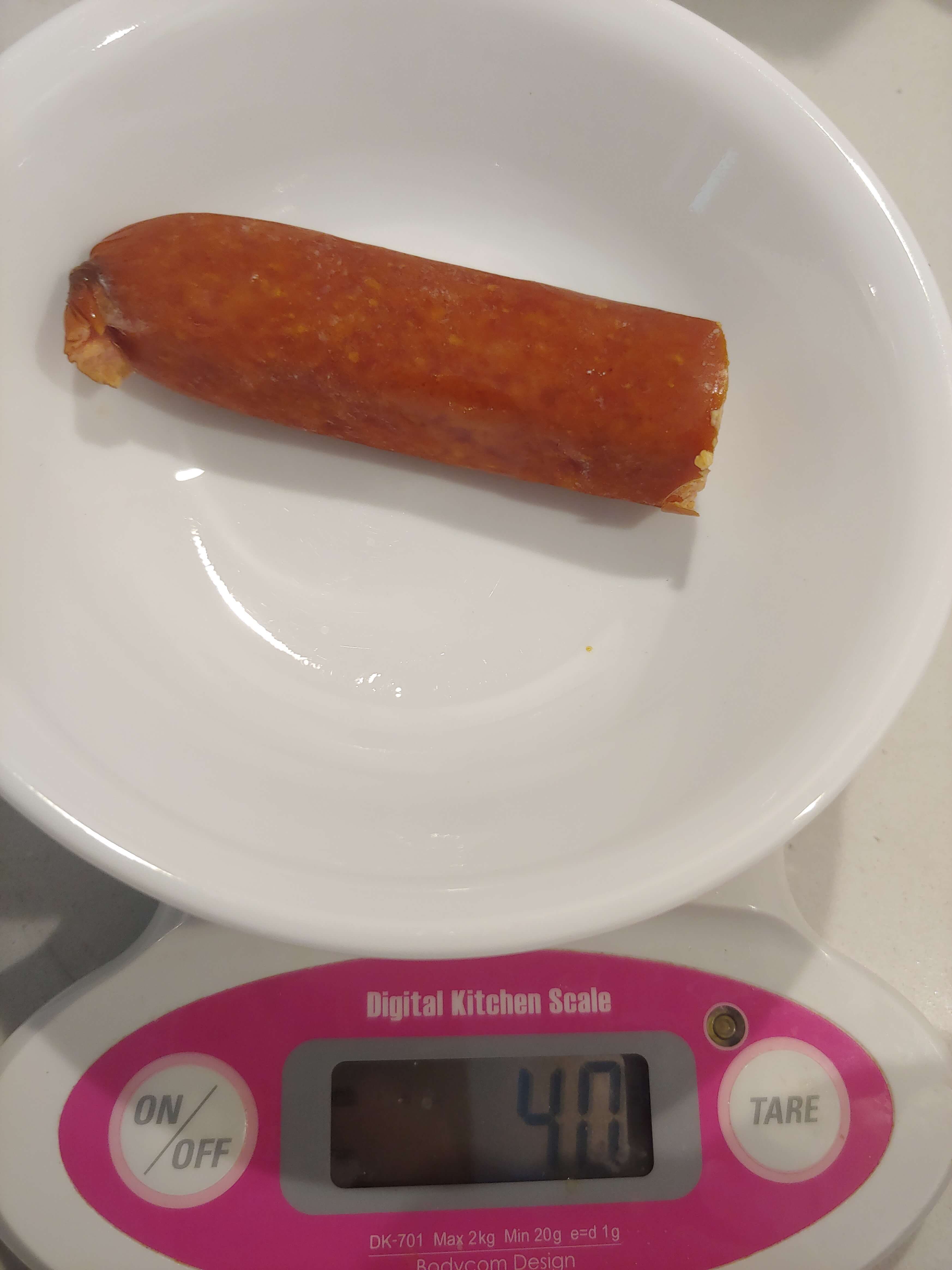 소지지를 제울에 올린모습