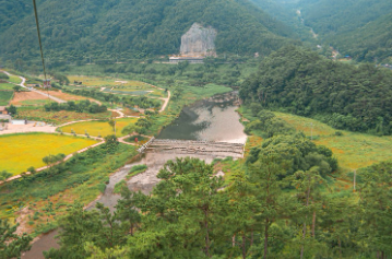 구절초지방정원 짚와이어