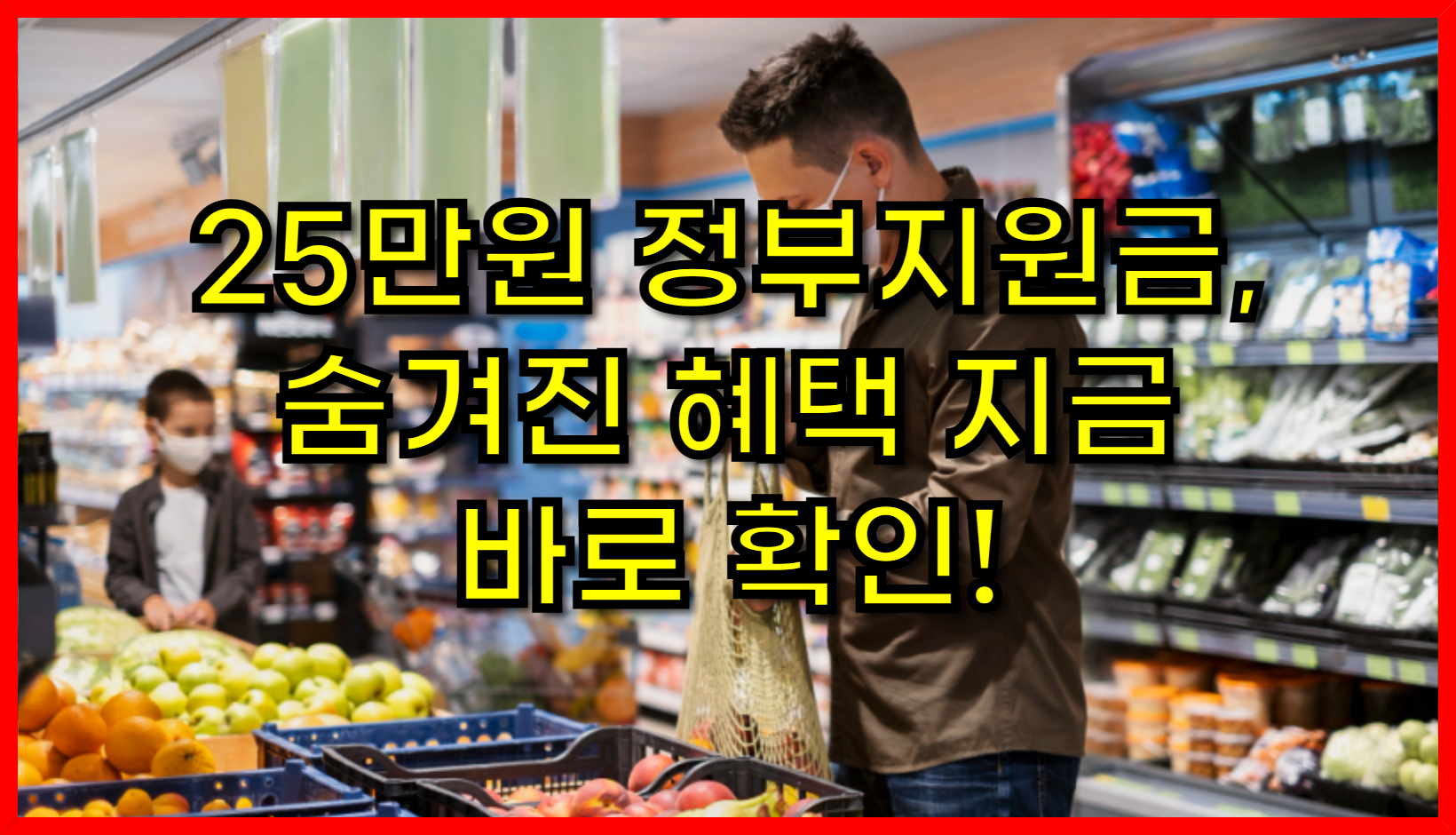 25만원 정부지원금, 숨겨진 혜택 지금 바로 확인!