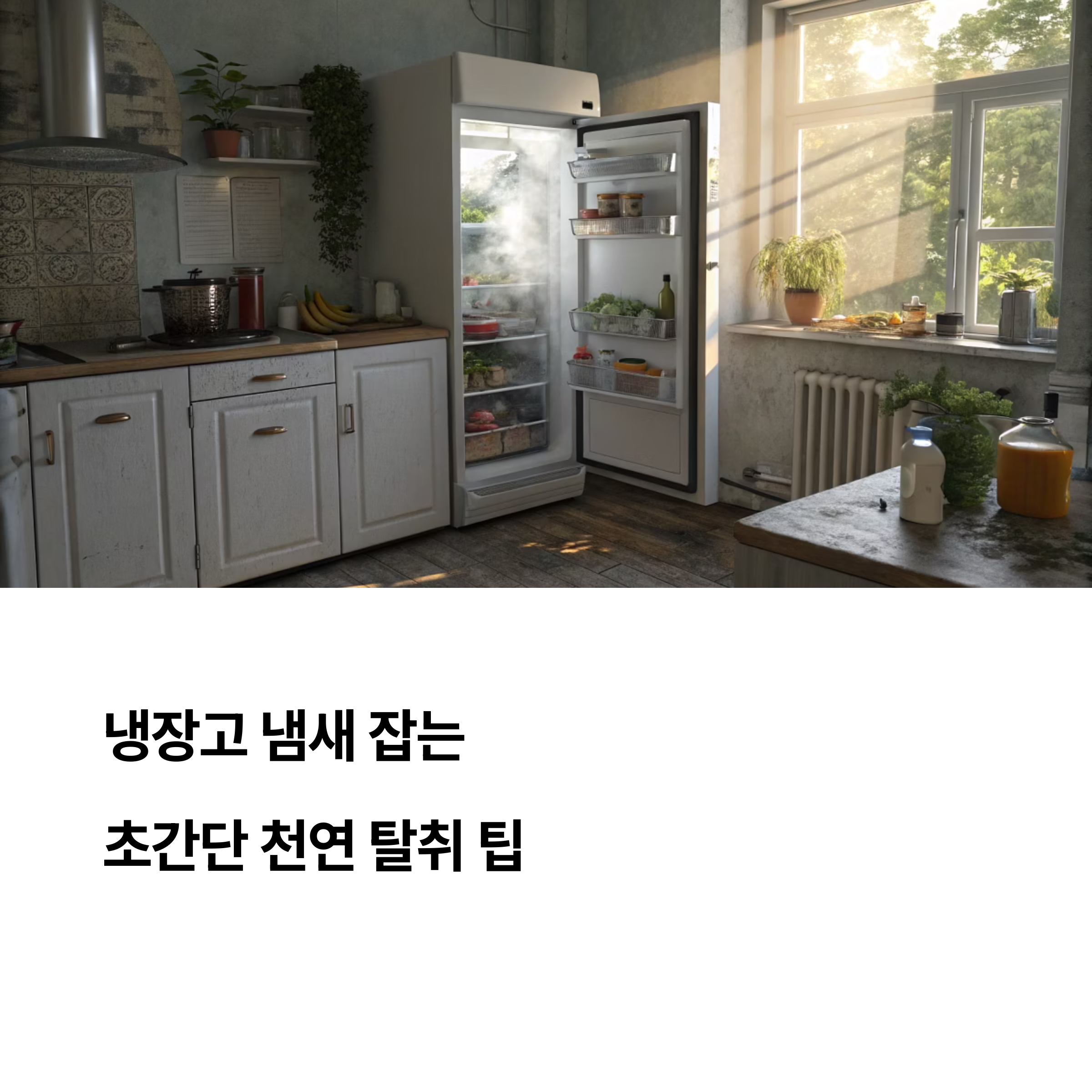 초간단 천연 탈취 팁