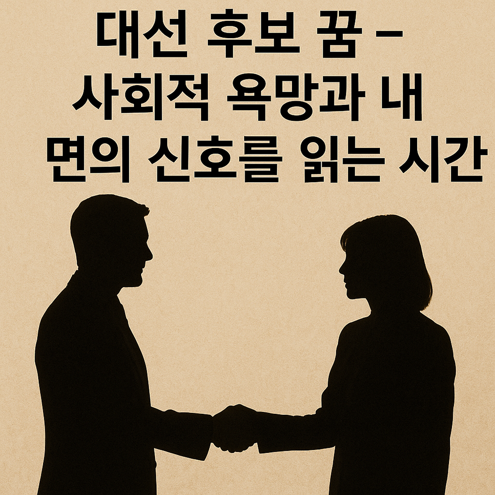 대선 후보 꿈 해몽