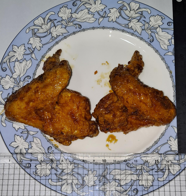 와락치킨날개길이