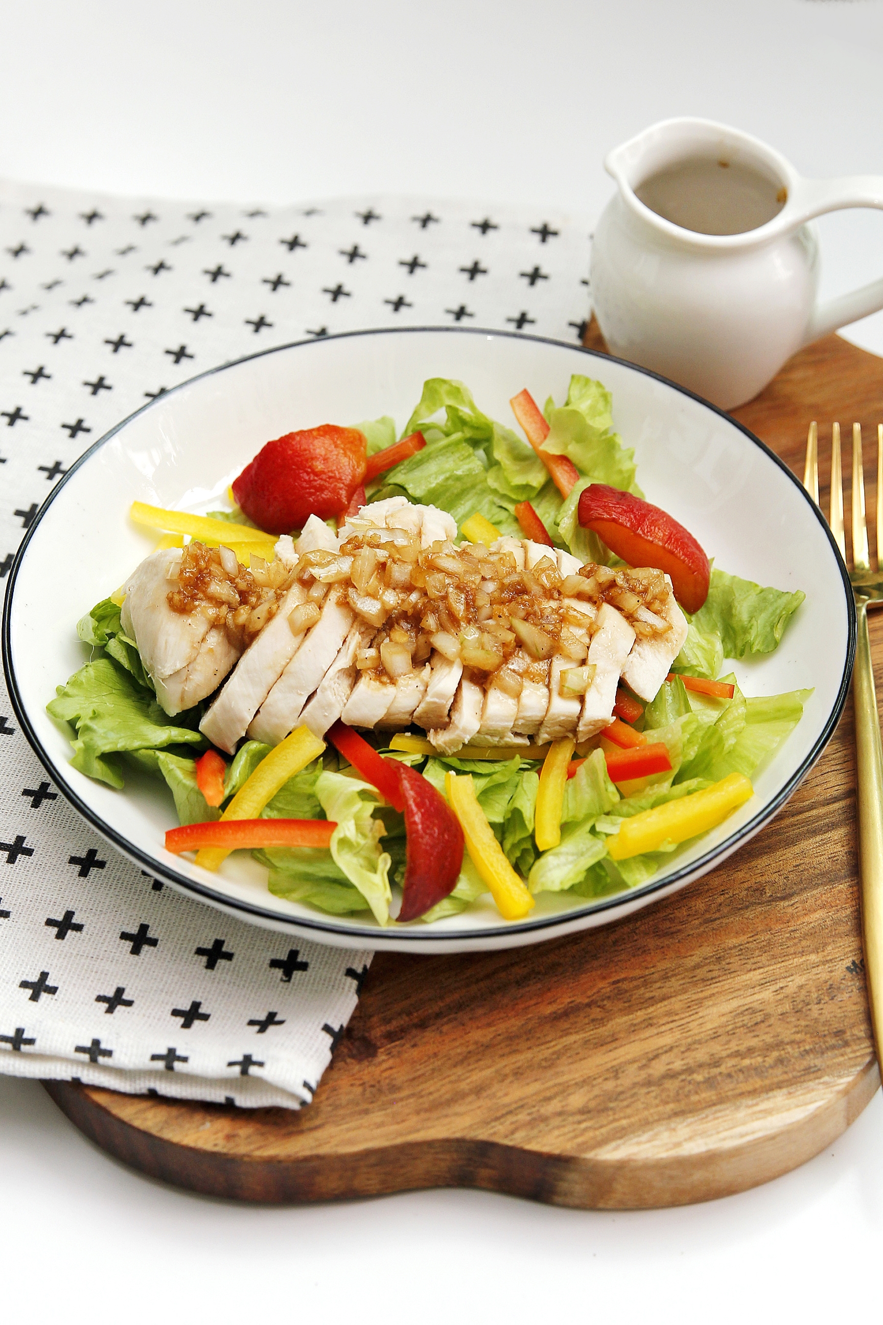 닭가슴살샐러드_오리엔탈소스