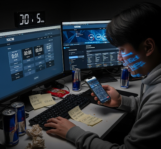 티켓팅은 시간 싸움! 미리 준비해야 성공 확률이 높아집니다.