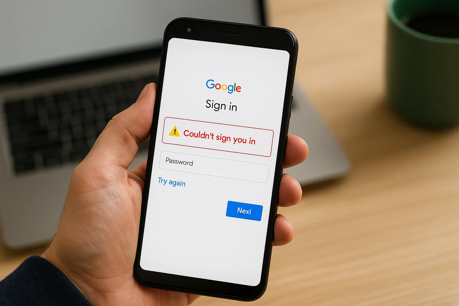 구글 로그인 오류 대표 이미지