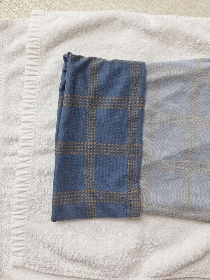 옷수선-테이프로-바지단-줄이기