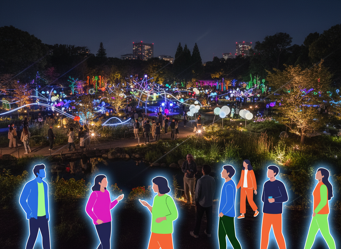 2026 오사카 야간 전시 팀랩 보태니컬 보타니컬 가든 티켓 예약 위치 시간