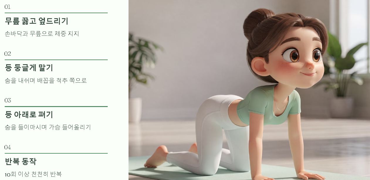 배에 가스 빼는 방법 자세 및 마사지