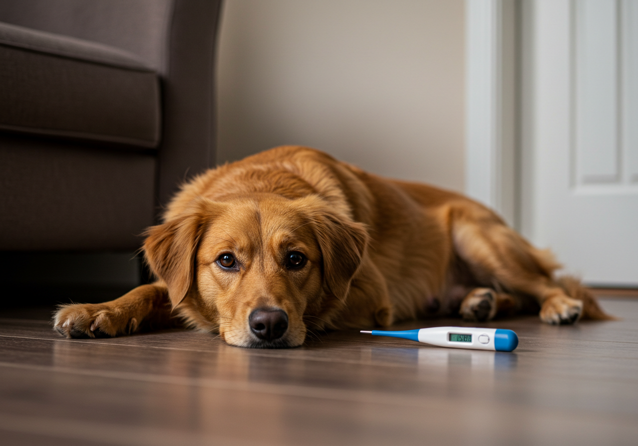 강아지 출산 임박 신호 - 체온 변화 및 그외 신호 확인하기