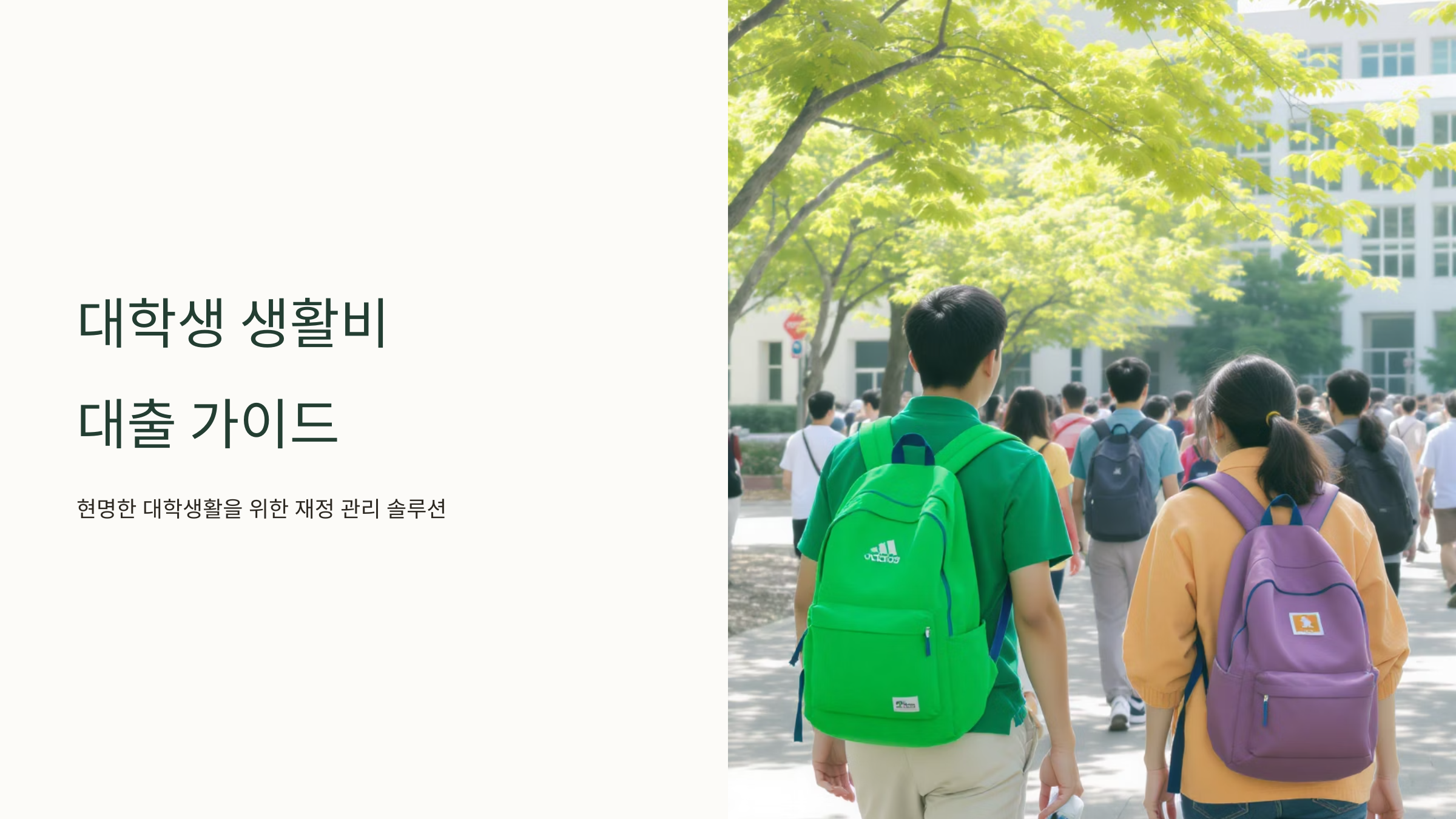 2025 대학생 생활비 대출 완벽 가이드