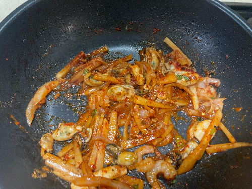 초간단 굴짬뽕라면 레시피 해장라면